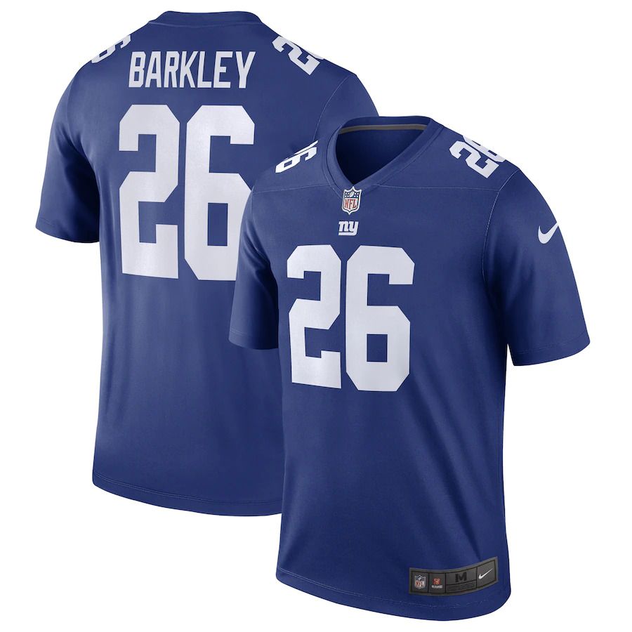 Men New York Giants #26 Saquon Barkley Nike Royal Legend NFL Jersey->new york giants->NFL Jersey